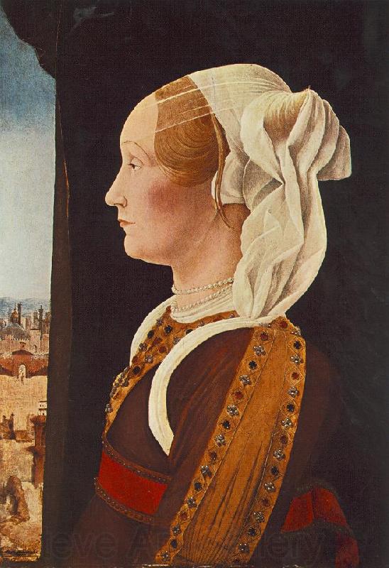 Ercole de Roberti Portrait of Ginevra Bentivoglio